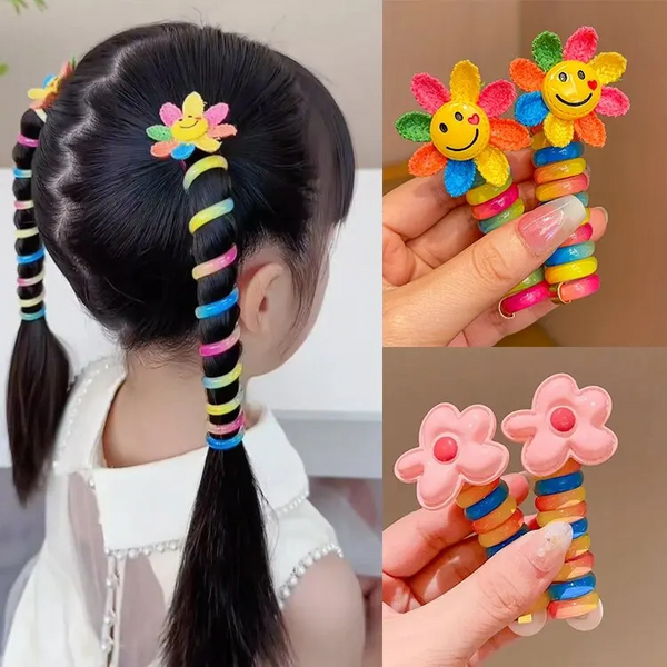RainbowTwist™ - Lebendige Haarbänder Für Kinder Und Teenager