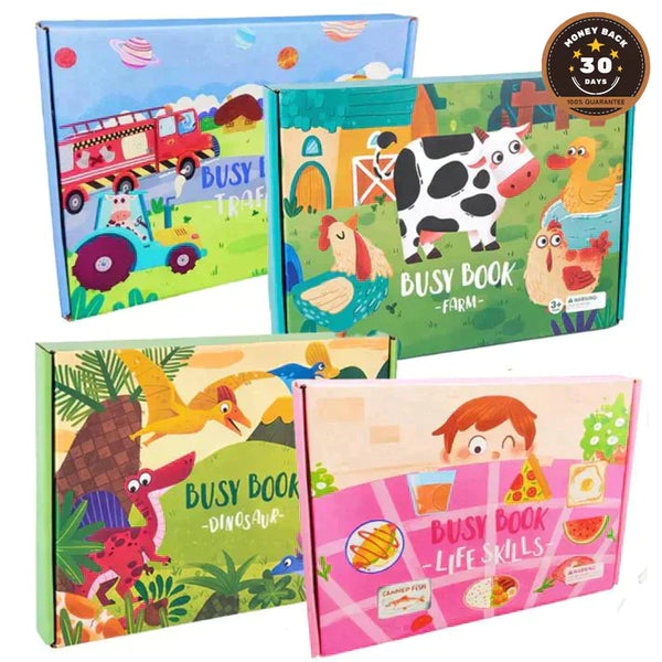 KiddieSmart™ - Kinder Interaktives Beschäftigtes Buch 😍