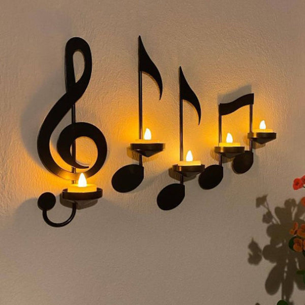 RhythmGlow™ - Melodischer Noten-Kerzenständer
