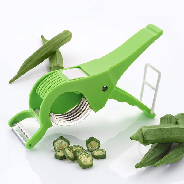 SliceMaster™ - 2-in-1-Präzisions-Gemüseschneider und -Schäler