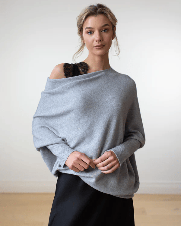 Bella™ - Asymmetrischer Drapierte Pullover