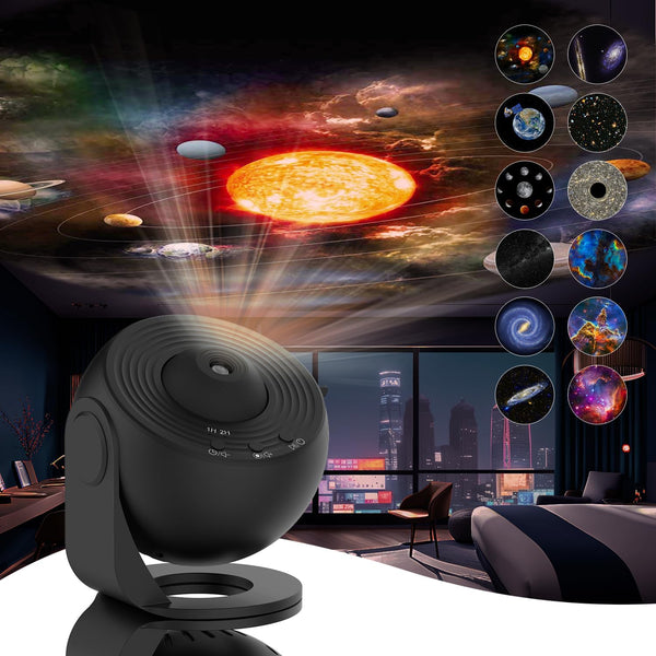 CosmosCharm™ - 360° rotierender Galaxienprojektor für unvergessliche Momente